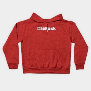 Clap Black - Back Kids Hoodie